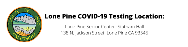 Public COVID-19 testing: Lone Pine